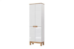 Hochschrank - Badschrank - Bali White - Praktische und effiziente Aufbewahrung. - Milaros Markt