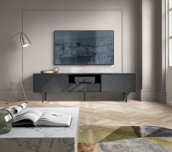 Wohnzimmer-Set - Genießen Sie eine warme und vollständige Atmosphäre, (Komplett Set, 3-St., Premium - KAREL) - Milaros Markt