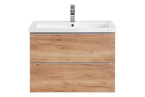 Badmöbel-Set - Capri Oak - Luxuriöses und praktisches Design. - Milaros Markt