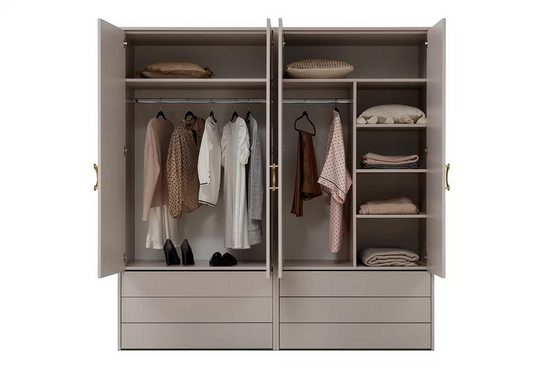 Schlafzimmer-Set - Nubo - Elegant kombiniert Komfort und Eleganz. - Milaros Markt