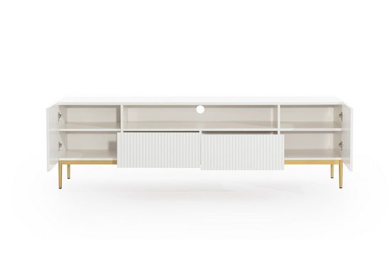 TV-Schrank 200 cm , 150 cm - NICOLE - Modernes Design mit Balance zwischen Stil und Leistung. - Milaros Markt