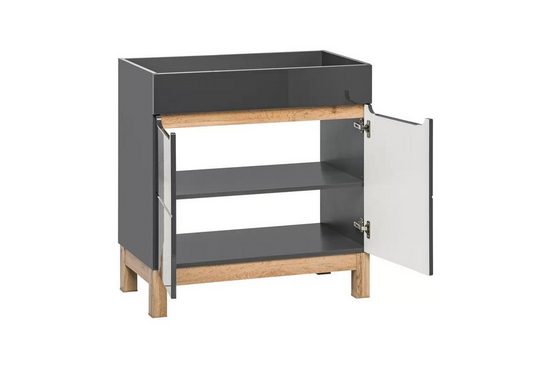 Waschbeckenschrank - Bali Grey - Prozess zur Maximierung der Funktionalität. - Milaros Markt