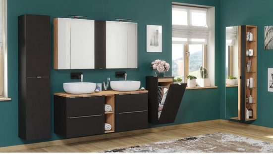 Badezimmer Hochschrank - Capri Cosmos - Platzsparend und funktional. - Milaros Markt