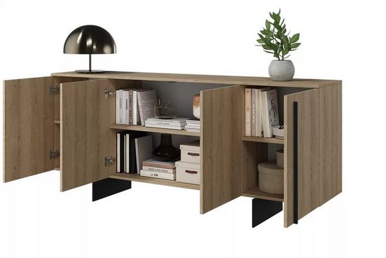 Kommode - Larena - Schnörkellose Eleganz in kompaktem Design. - Milaros Markt