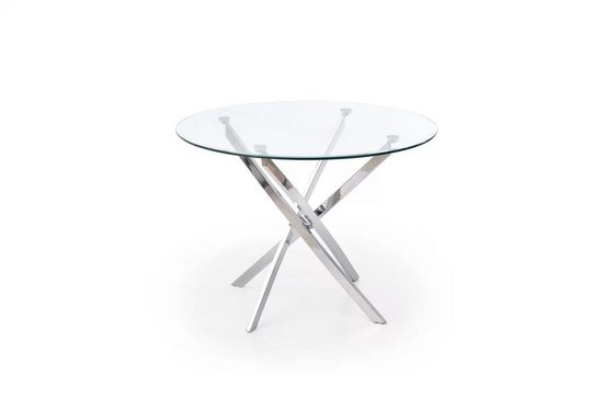 Esstisch - Raymond - Elegantes Design mit Glasoberfläche. - Milaros Markt