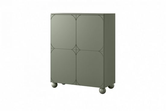Kommode 120 cm - SONATIA II - Ein stilvolles Möbelstück, das Ihre Persönlichkeit. - Milaros Markt