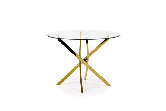 Esstisch - Raymond - Elegantes Design mit Glasoberfläche. - Milaros Markt