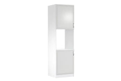 Herdumbauschränk D60P - Sycylia Weiß Creme - Funktionalität und Design vereint