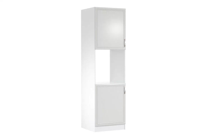 Herdumbauschränk D60P - Sycylia Weiß Creme - Funktionalität und Design vereint