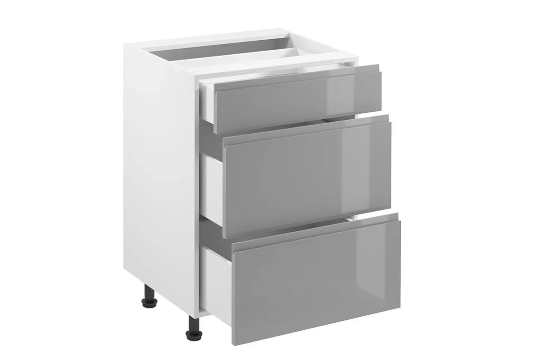 Unterschrank 60 cm - Aspen - Die solide Grundlage Ihrer Küche, für zuverlässigen Stauraum und Funktionalität - Milaros Markt