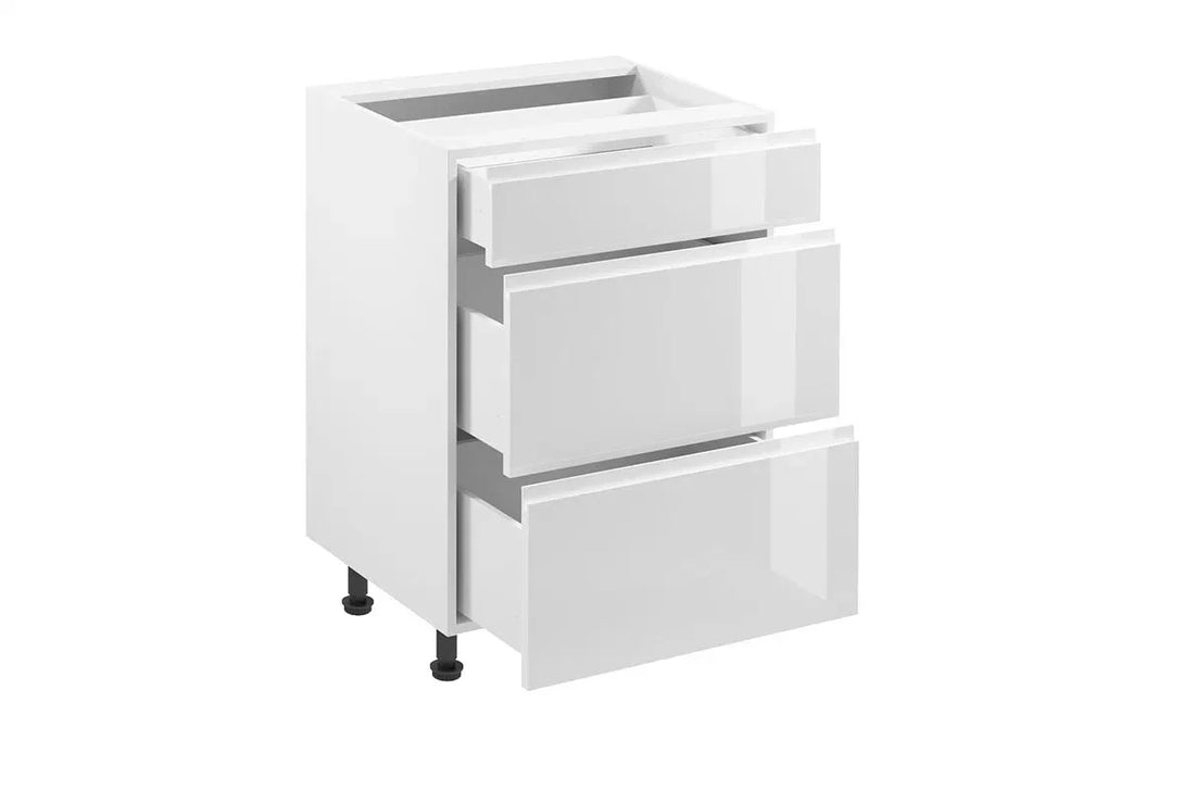 Unterschrank 60 cm - Aspen - Die solide Grundlage für Ihre Küchenorganisation, robust und funktional. - Milaros Markt