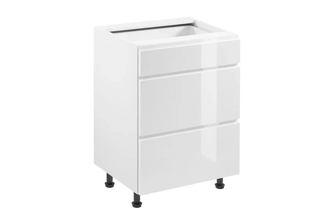 Unterschrank 60 cm - Aspen - Die solide Grundlage für Ihre Küchenorganisation, robust und funktional. - Milaros Markt