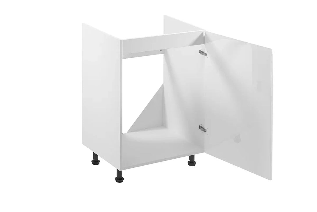 Spülschrank 60 cm  - Aspen - Optimale Raumnutzung mit fließendem Design für Ihre Spüle - Milaros Markt