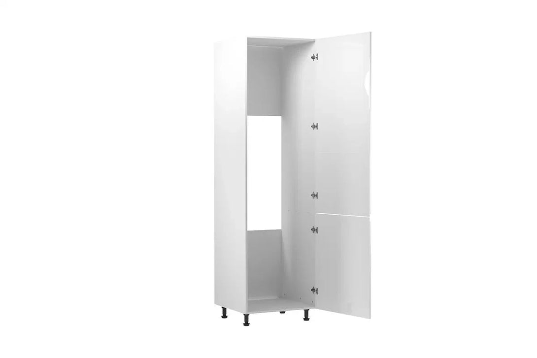 Kühlumbauschrank 60 cm - Aspen - Verbindet modernes Design mit praktischer Kühlgerätabdeckung für eine harmonische Küche. - Milaros Markt