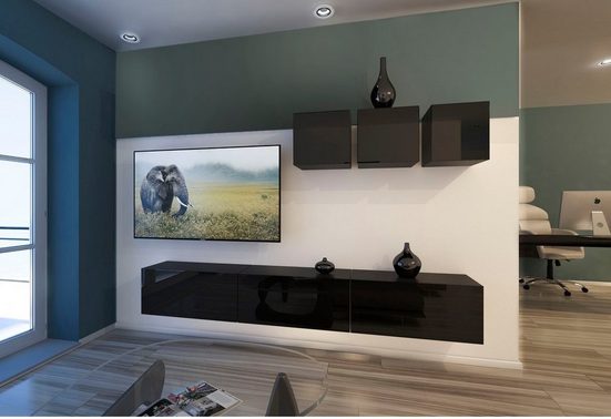 Wohnwand 2024 - Dein Jahr des Luxus | Wohnzimmer mit besten Materialien. - Milaros Markt