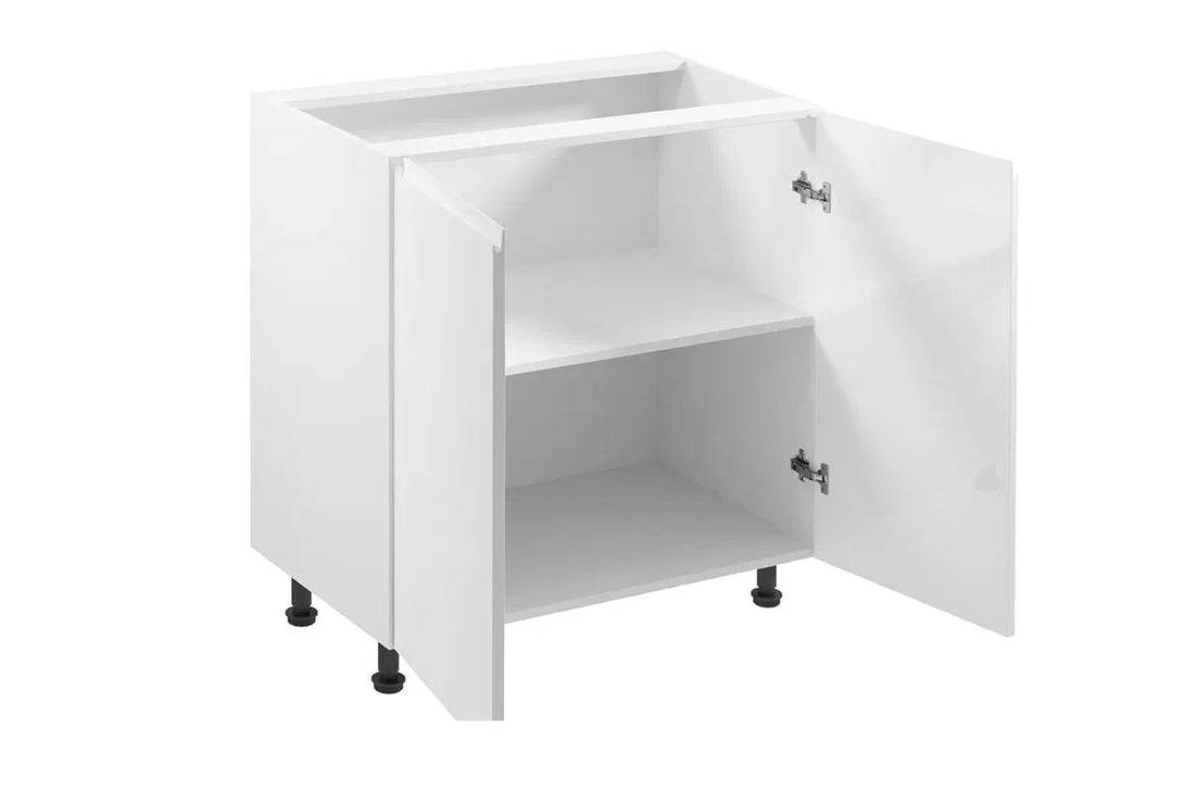 Unterschrank 80 cm  - Aspen - Fängt das Wesentliche Ihrer Küchenaufbewahrung in einem eleganten Design ein. - Milaros Markt