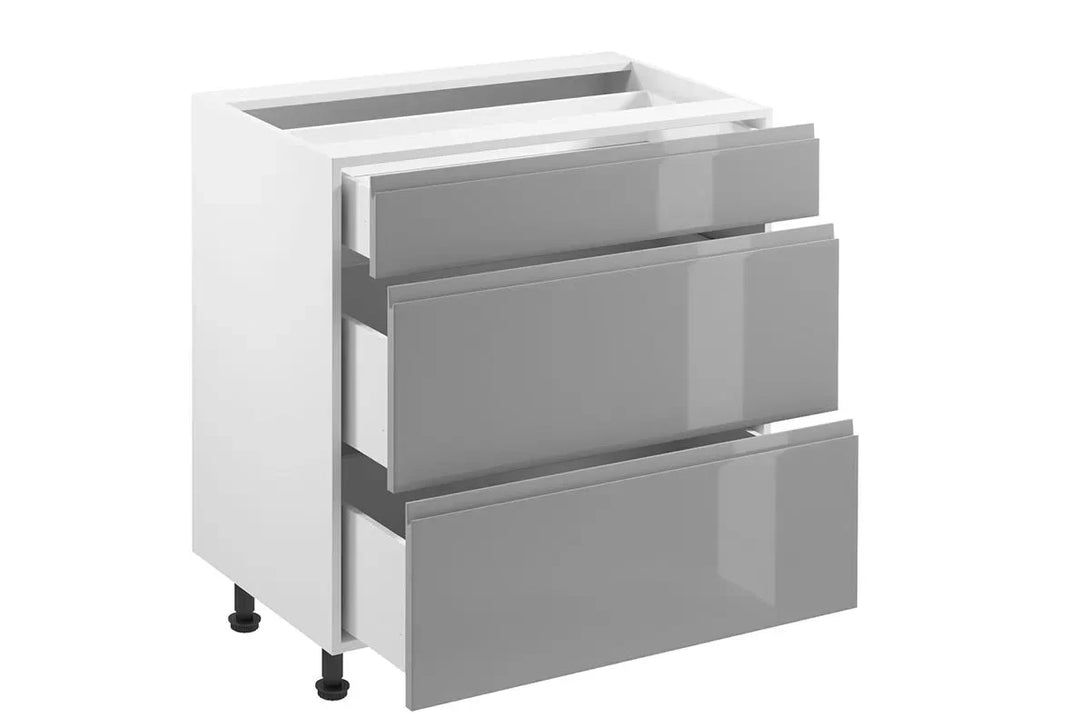 Unterschrank 80 cm - Aspen - Modern und praktisch, ideal für Ihre Spülzone - Milaros Markt