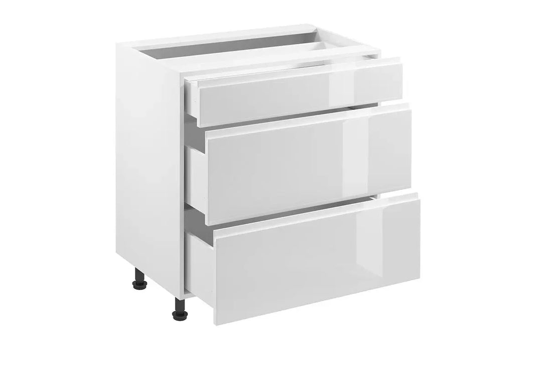 Unterschrank 80 cm - Aspen - Flexibler Stauraum, der sich Ihren Bedürfnissen anpasst und stilvoll integriert. - Milaros Markt