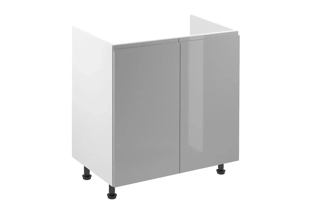 Spülenschrank 80 cm - Aspen - Glänzt durch praktische Aufteilung und elegantes Design - Milaros Markt