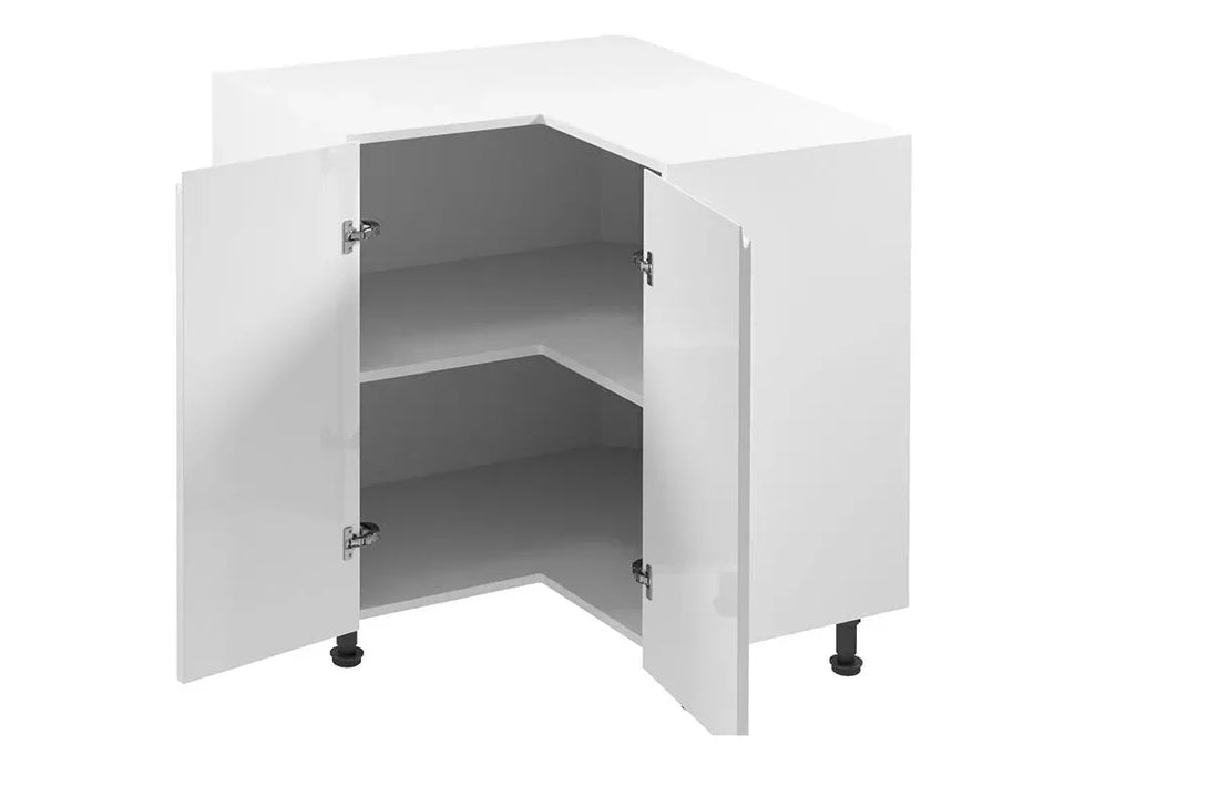 Eckunterschrank 79 cm - Aspen - Bietet einen klaren Überblick und stilvollen Stauraum in jeder Ecke. - Milaros Markt