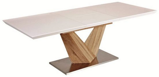 Milaros Markt Esstisch - Kreative Designs für das Speisezimmer. ( ( Ausziehbar 160 - 220 ) 1 -St. Premium - ALARAS ) - Milaros Markt