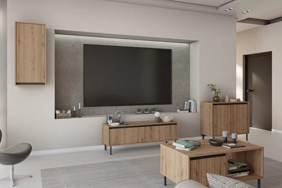 TV-Schrank - Kasalia - Design, das dem Wohnzimmer eine elegante Note verleiht. - Milaros Markt
