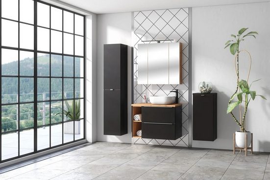 Badezimmer Hochschrank - Capri Cosmos - Platzsparend und funktional. - Milaros Markt