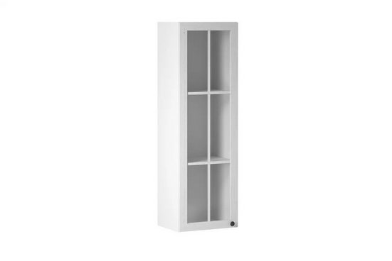 Glashängeschrank 40 cm - sosna andersen - Eleganter Wandschrank mit Glastüren. - Milaros Markt