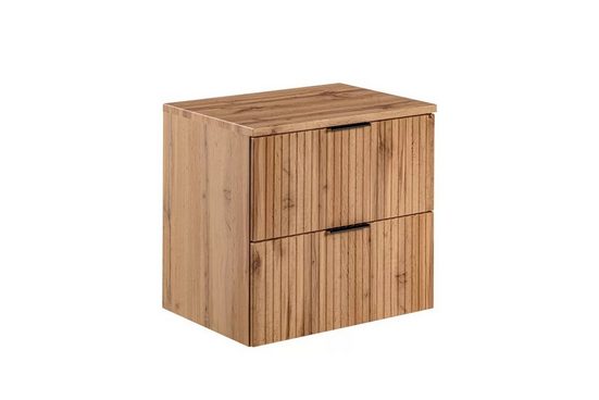 Waschbeckenunterschrank - Adel Oak - Eleganter Waschbeckenschrank mit modernem Design. - Milaros Markt