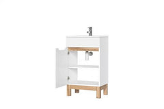 Waschbeckenschrank - Badschrank - Bali White - Modernes und stilvolles Design. - Milaros Markt