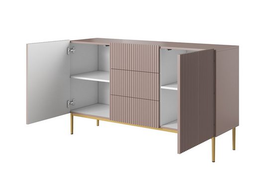 Kommode - NICOLE - Schicke Aufbewahrungslösung mit mehreren Schubladen. - Milaros Markt