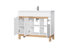 Waschbeckenschrank - Badschrank - Bali White - Modernes und stilvolles Design. - Milaros Markt