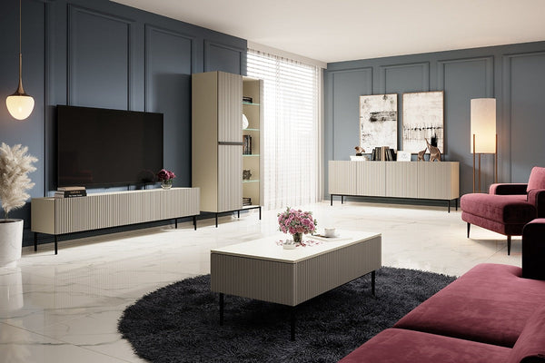 Wohnzimmer-Set - NICOLE - Eleganz und Luxus in der Möbelkollektion.