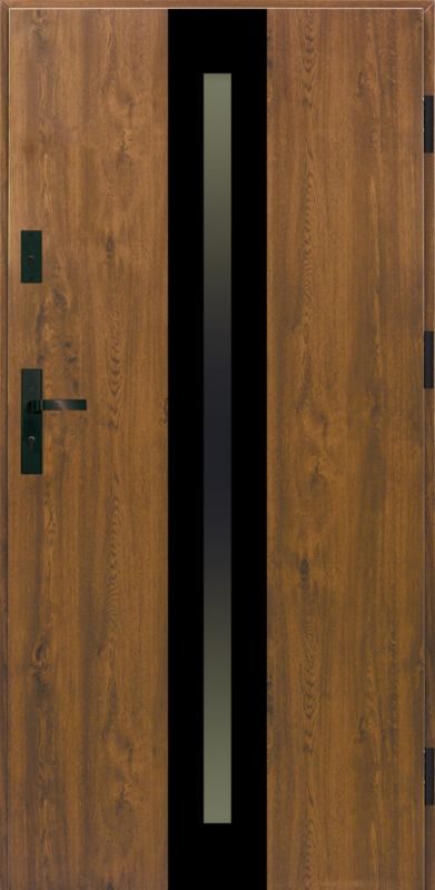 Splendoor Ebro Passive Ultra 90 rechte Außentür aus Walnuss.