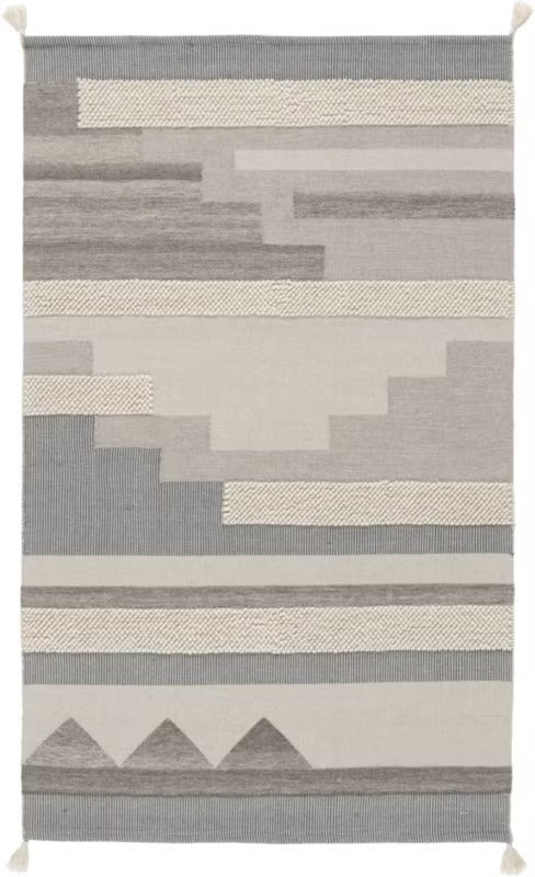 GoodHome Bi-Stoffteppich 160 x 230 cm Blau/Grau.