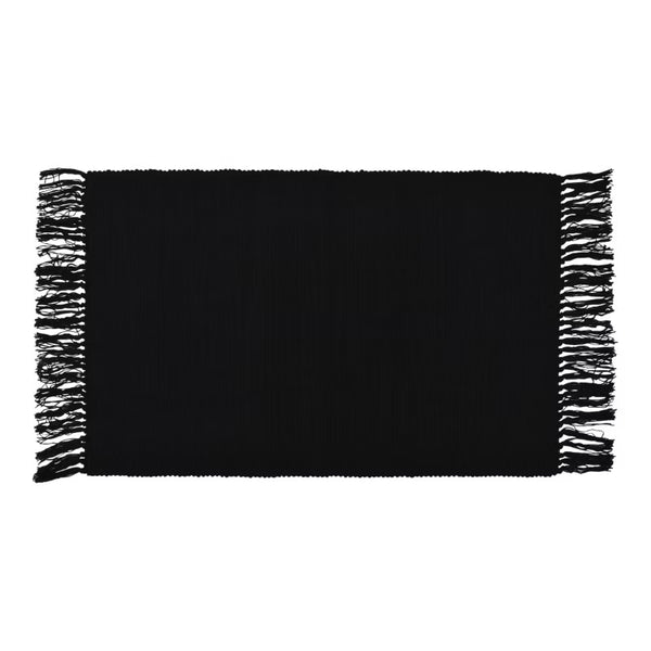 Teppich 50 x 80 cm schwarz.
