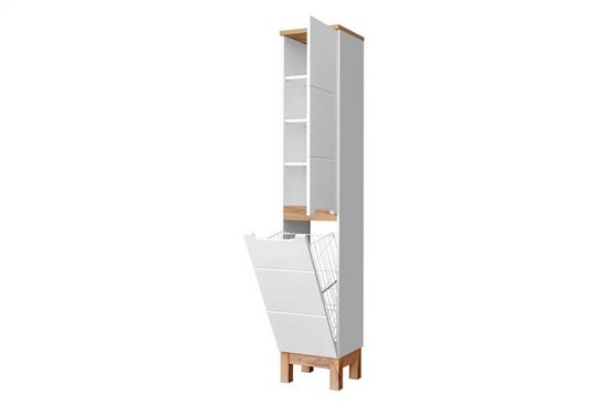 Badmöbel -Set - Bali White - Elegantes und praktisches Innendesign, das Platz spart. - Milaros Markt