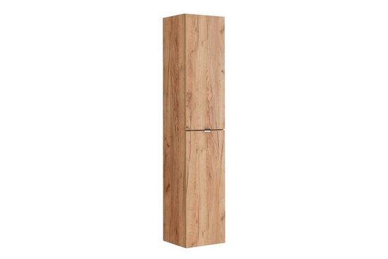 Badezimmer Hochschrank - Capri Oak - Stilvolle und platzsparende Aufbewahrung. - Milaros Markt