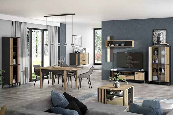 Wohnzimmer-Set - Joakimis - Es gibt Wärme und natürlichen Charakter. - Milaros Markt