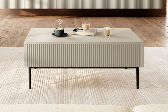 Couchtisch 120 cm - NICOLE - Eine Kombination aus Eleganz und Funktion - Milaros Markt
