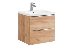 Waschbeckenschrank - Capri Oak - Intelligente Lösungen für stilvolle Badezimmerorganisation. - Milaros Markt
