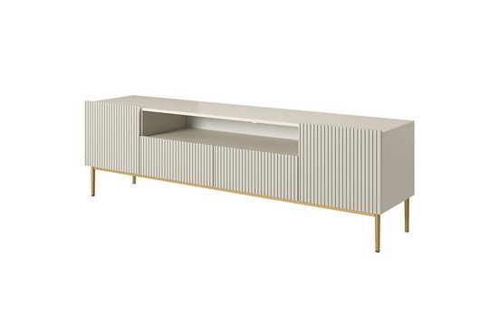 TV-Schrank 200 cm , 150 cm - NICOLE - Modernes Design mit Balance zwischen Stil und Leistung. - Milaros Markt