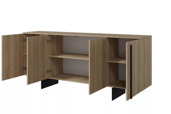 Kommode - Larena - Schnörkellose Eleganz in kompaktem Design. - Milaros Markt