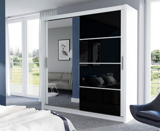 Milaros Markt Kleiderschrank - Stilvoller Kleiderschrank für Ihr Schlafzimmer. - Milaros Markt