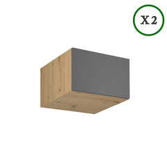 Küchenzeile - Langen K18-M400 - Artisan Eiche / Grau