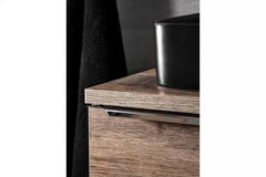 Waschbeckenschrank - Santa Fe Oak - Mit einem modernen und luxuriösen Design. - Milaros Markt