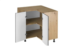 Eckunterschrank D90N - Langen - Beige/Matt