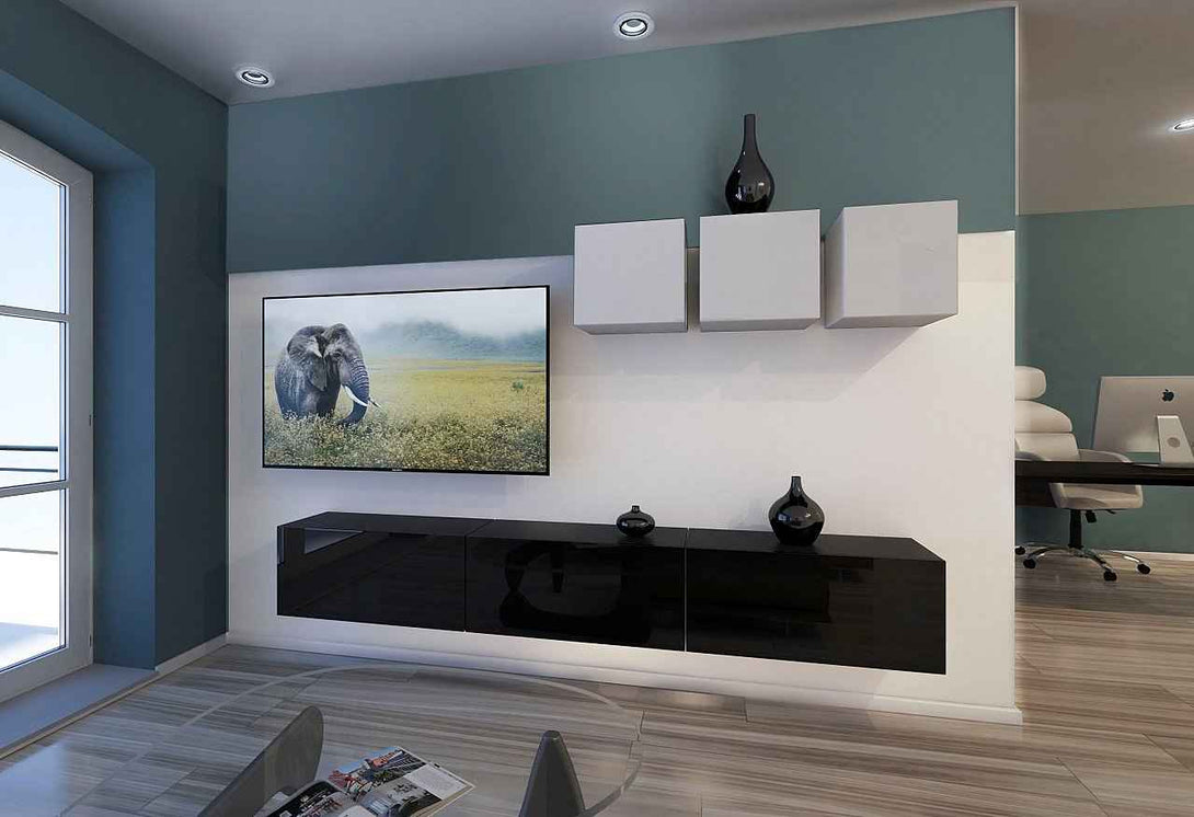Wohnwand 2024 - Dein Jahr des Luxus | Wohnzimmer mit besten Materialien. - Milaros Markt