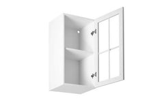 Glashängeschrank 40 cm - sosna andersen -  Transparente Wandregale für Ihre Sammlung. (Kopie) - Milaros Markt