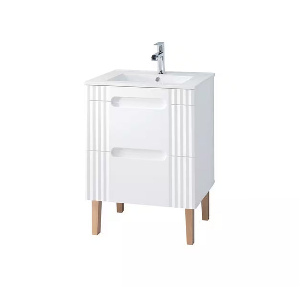 Badmöbel-Set BM205 - Fiji White F - Weiß